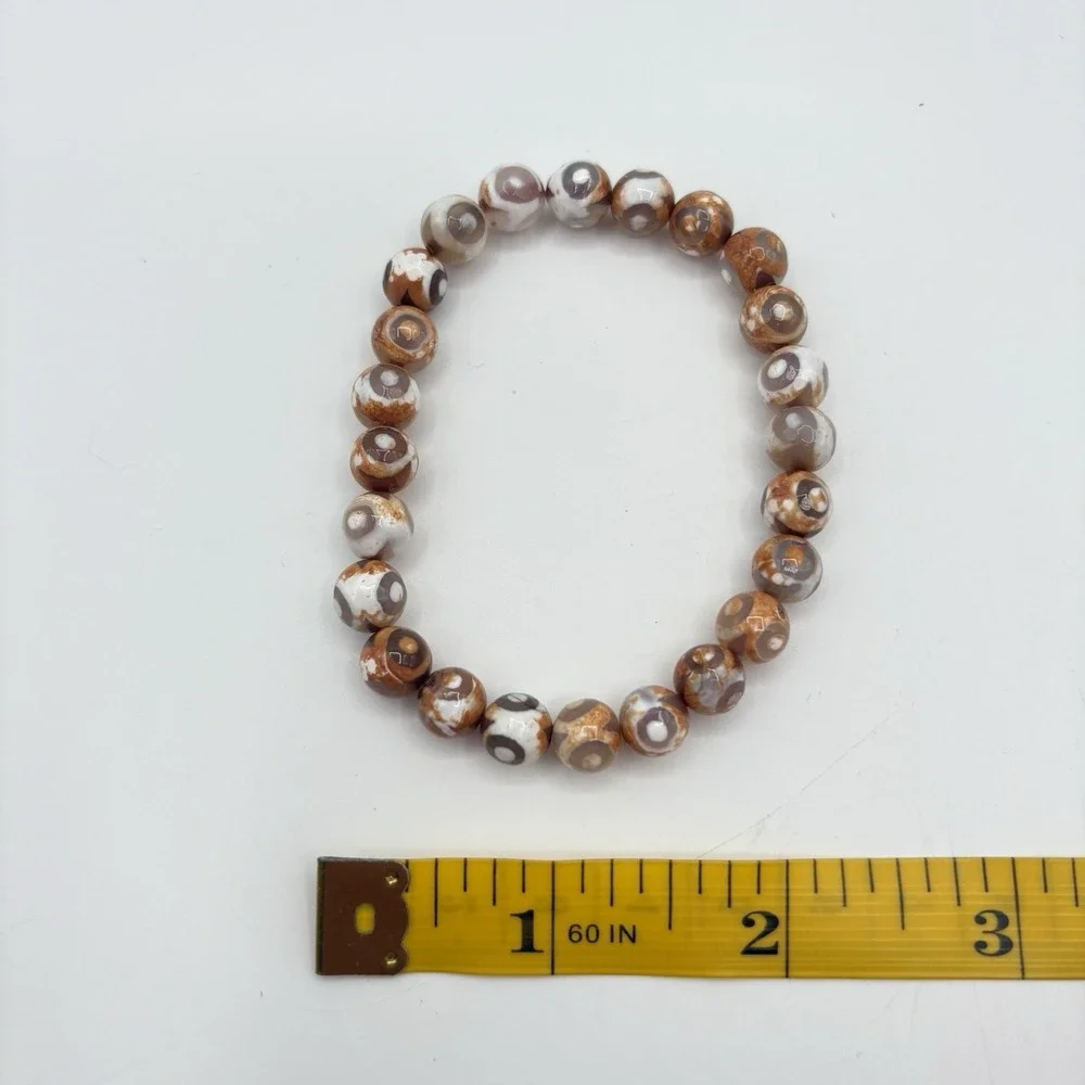 Natural Orbicular Jasper Beaded Stretch 8mm Gemstone Healing‎ Jewelry